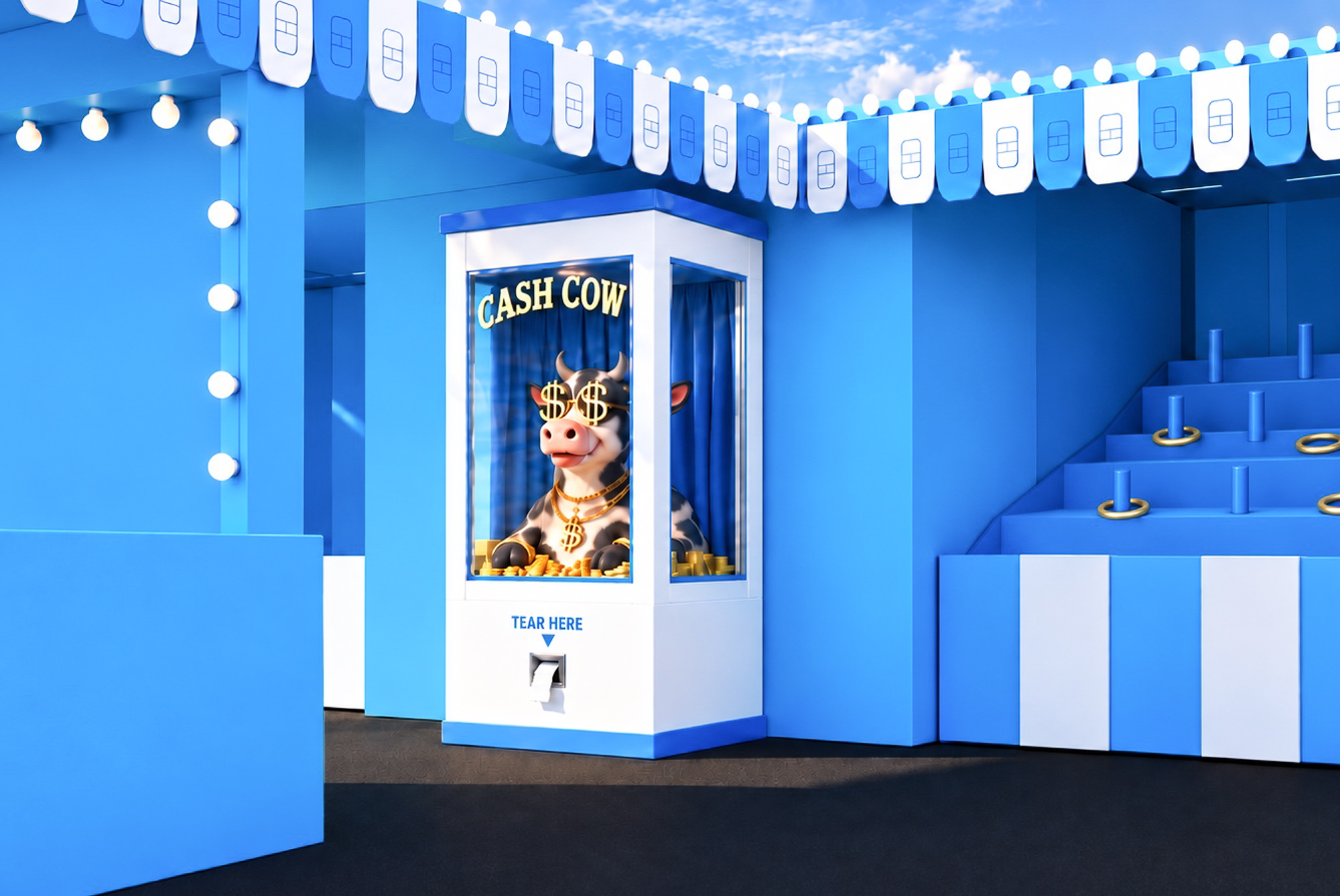 Cash Cow — Zoltar-inspired fortune booth
