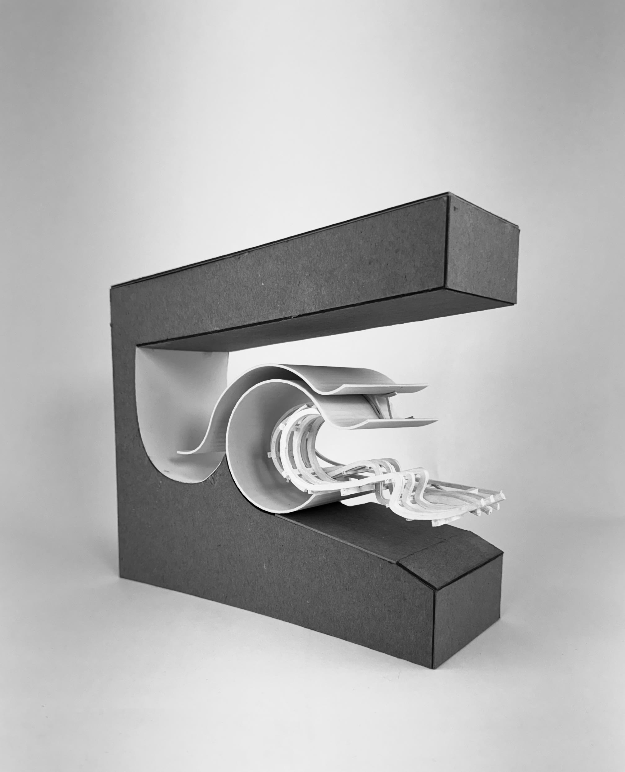 Exchange Facility physical model, view 3